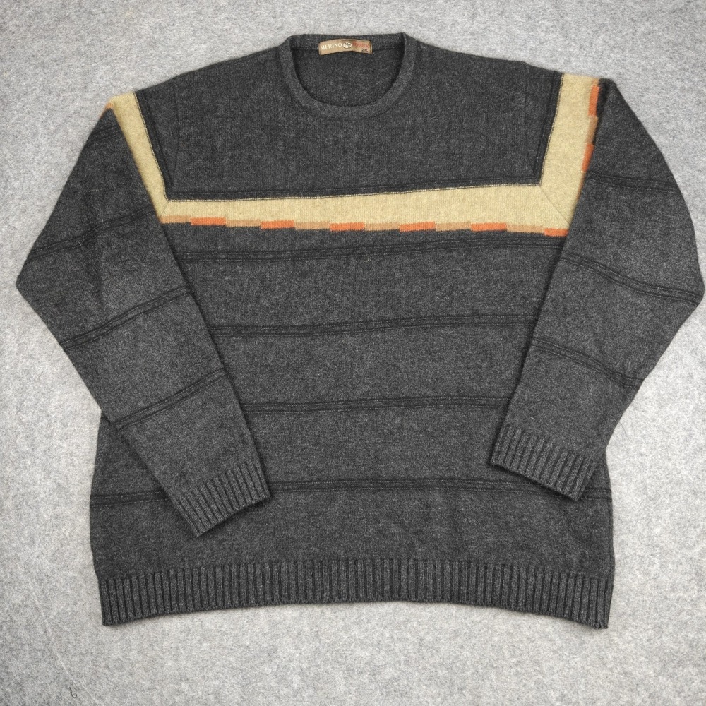 Merino Possum Wool Blend Sweater Men's XXL 2XL Made in New Zealand Knitwear Rare